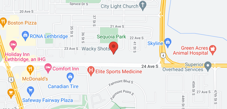 map of 307, 3910 23 Avenue S